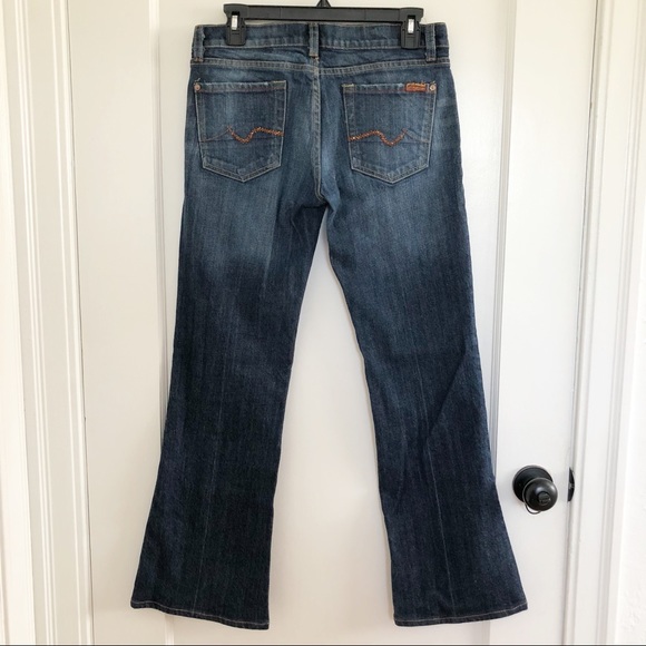7 for all mankind bootcut sparkle jeans - Picture 2 of 7